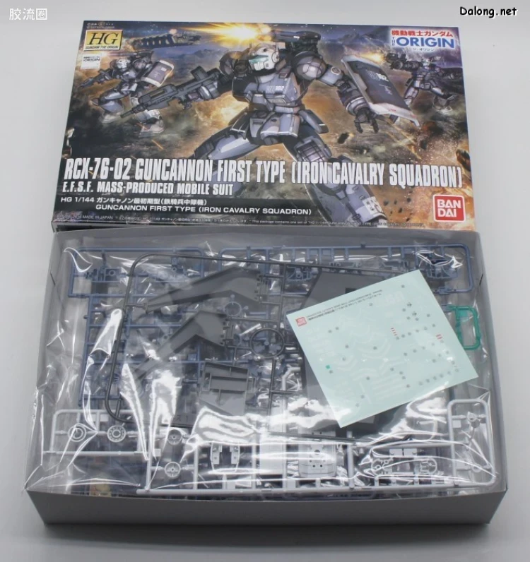 HG 高达The Origin 普通版 RCX-76-02 钢加农初期型(铁骑兵中队机) - 图片